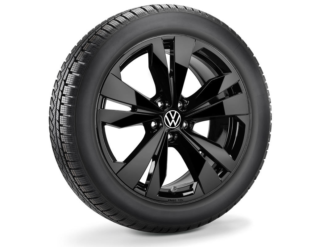 Koło zimowe VW ID.7 z oponą Continental, R19, przednie