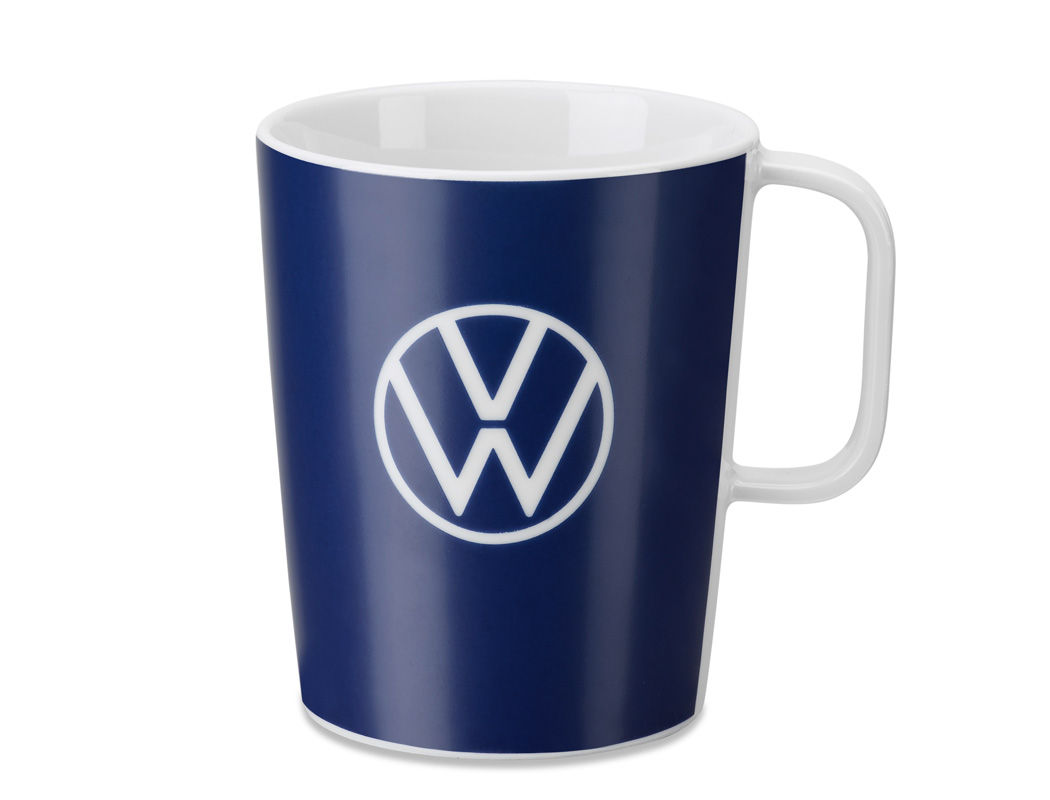 Kubek - nowe logo VW, granatowy