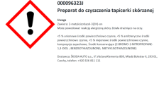 Preparat do czyszczenia tapicerki skórzanej 250 ml