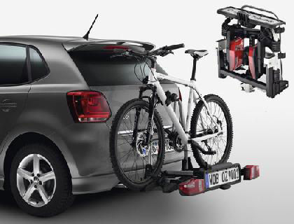 Bagażnik rowerowy VW na hak, Compact II montowany na haku holowniczym