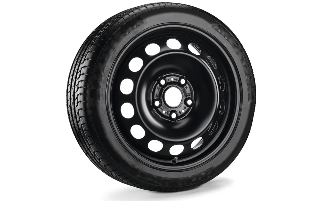 Koło zimowe VW Tiguanz oponą Bridgestone,R17, prawe