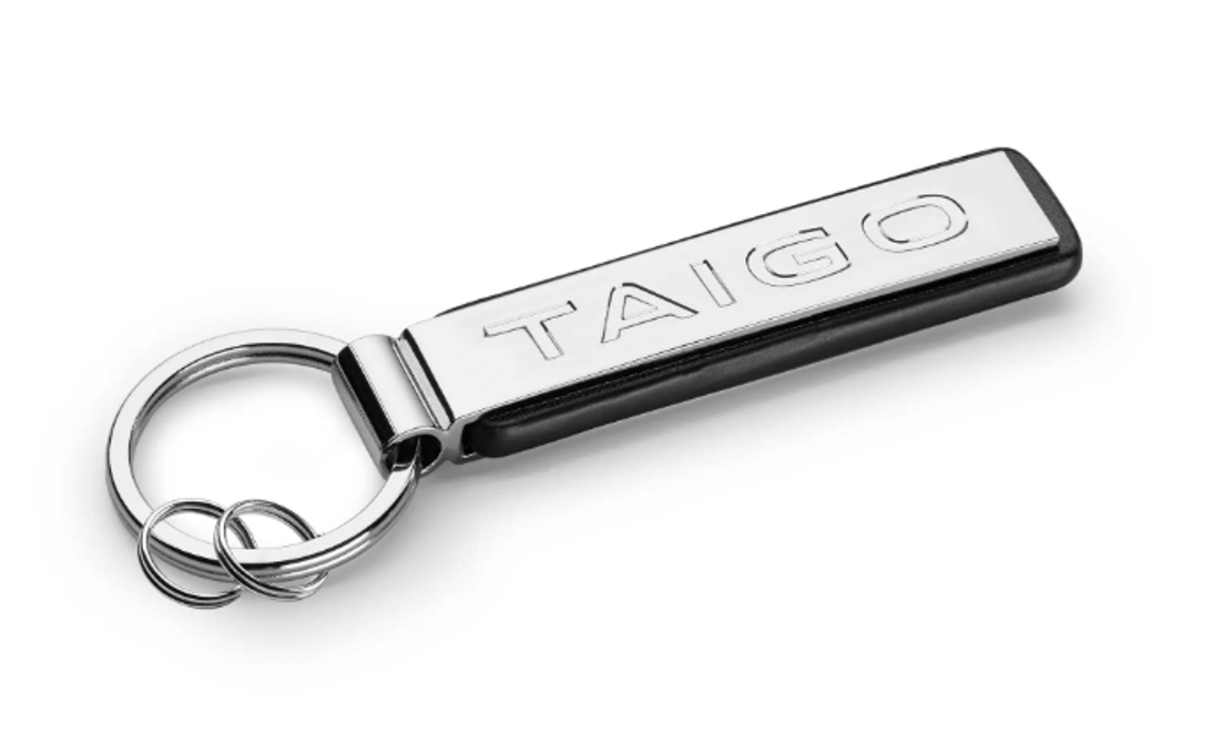 Brelok do kluczy metalowo-skórzany, Taigo
