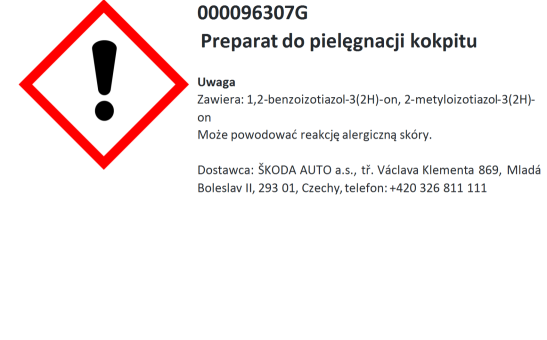 Płyn do pielęgnacji kokpitu, 500 ml, atomizer