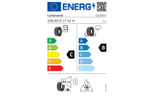 Koło zimowe T-Cross Sebring 17" z oponą Continental, prawe