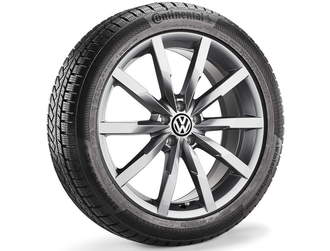 Koło zimowe Passat B8/B8 FL Monterey 18" z oponą Continental, prawe