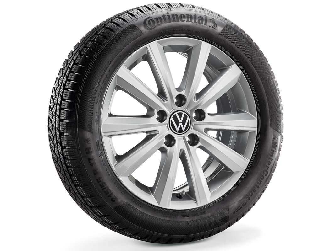 Koło zimowe VW Passatz oponą Continental,R17, lewe