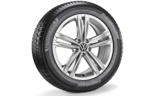 Koło zimowe VW Tiguan II z oponą Continental, R18, prawe