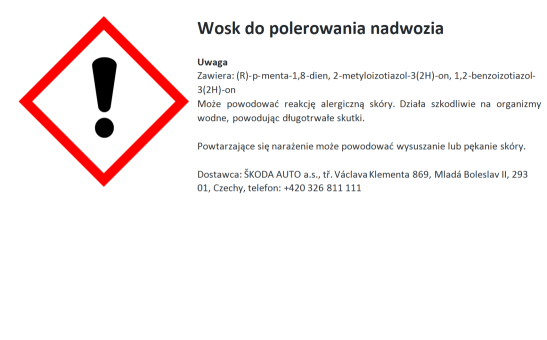 Zestaw minikosmetyków Volkswagen