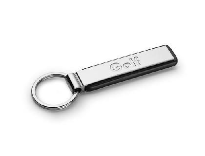 Brelok do kluczy metalowo-skórzany, Golf