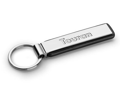 Brelok do kluczy metalowo-skórzany, Touran