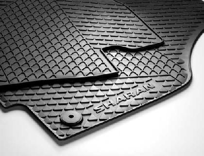 Dywaniki gumowe Premium Sharan, przednie