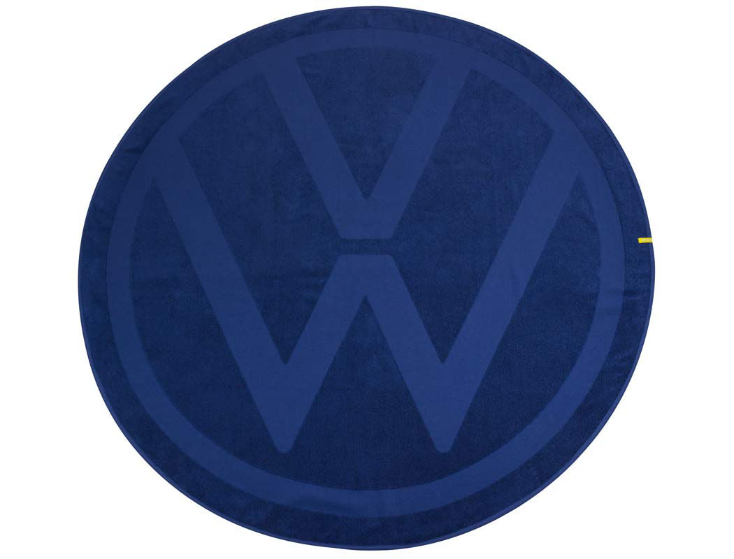 Ręcznik okrągły, logo VW 140 cm