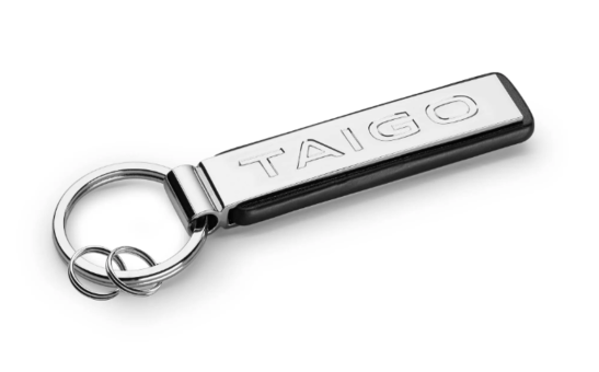 Brelok do kluczy metalowo-skórzany, Taigo