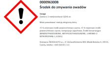 Środek do zmywania owadów