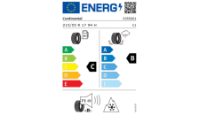 Koło zimowe VW Passatz oponą Continental,R17, prawe