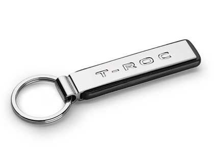 Brelok do kluczy metalowo-skórzany, T-Roc