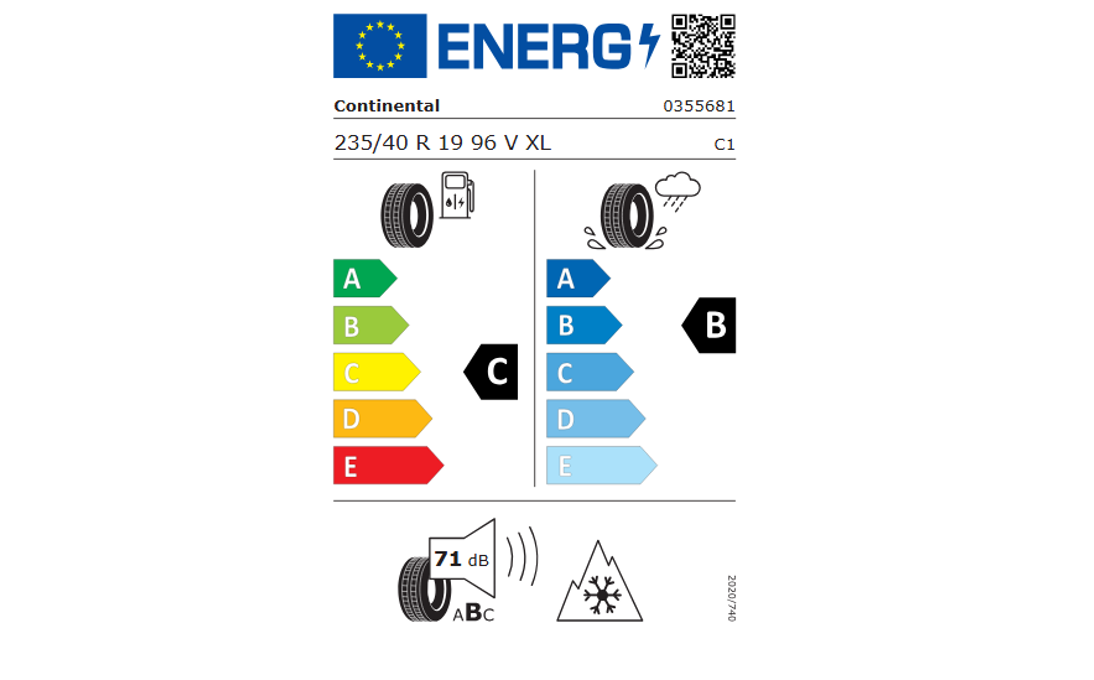 Koło zimowe  T-Roc R Pretoria 19" z oponą Continental, prawe
