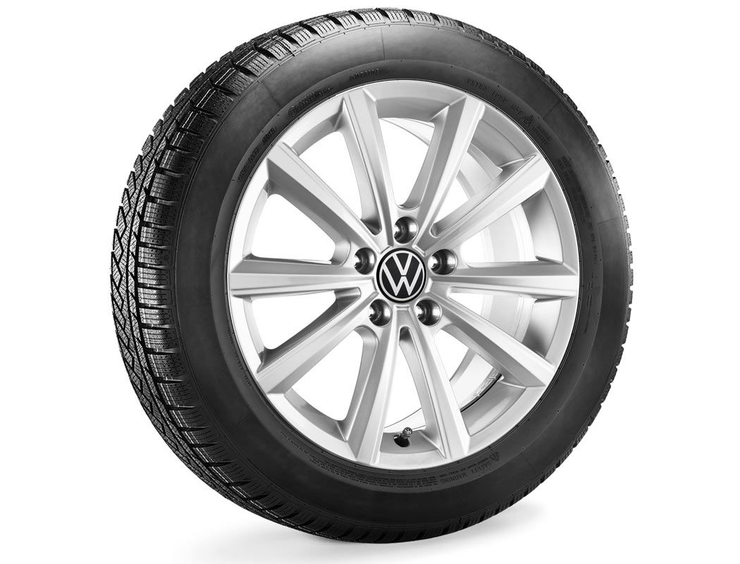 Koło zimowe VW T-Roc z oponą Continental, R17, lewe