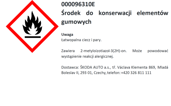 Środek do konserwacji elementów gumowych