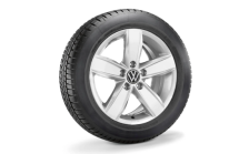 Koło zimowe Polo Corvara 15" z oponą Semperit, lewe