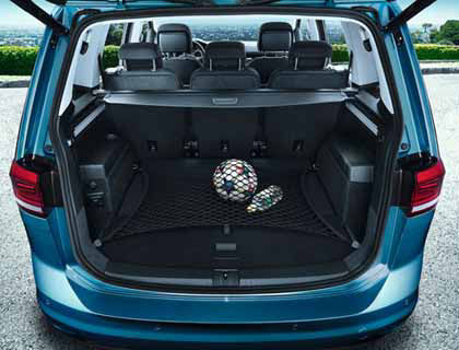 Siatka do mocowania bagażu - wersja 5/7 osobowa, modele z regulowaną podłogą bagażnika