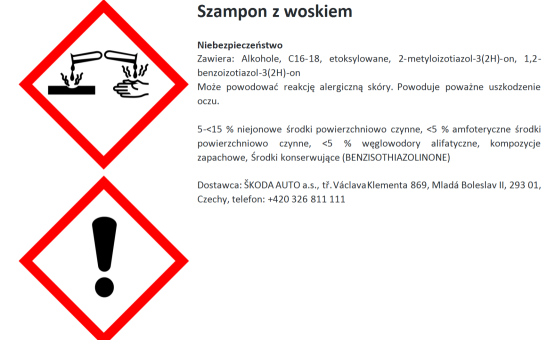 Zestaw minikosmetyków Volkswagen