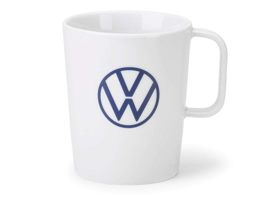 Kubek - nowe logo VW, biały
