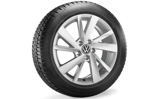 Koło zimowe Golf 8 Gavia 17" z oponą Continental, lewe