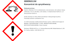 Płyn do spryskiwaczy, letni koncentrat 1:100, 250 ml