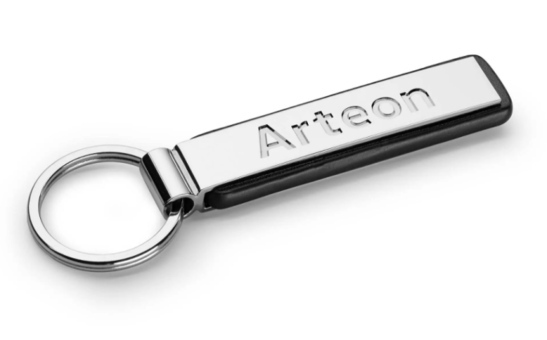 Brelok do kluczy metalowo-skórzany, Arteon