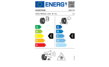 Koło zimowe VW ID.7 z oponą Goodyear, R20, prawe tył