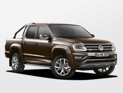 Osłona zderzaka w kolorze srebrnym - VW Amarok PA