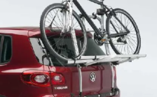 Bagażnik 2 rowery na pokrywę bagażnika Tiguan -> 2015
