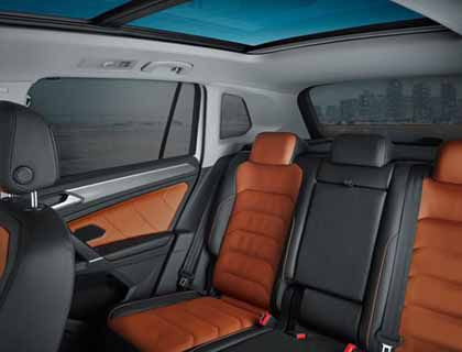 Osłony przeciwsłoneczne Tiguan 2015->