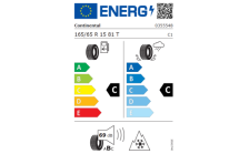 Koło zimowe VW Up!z oponą Continental,R15, lewe