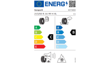 Koło zimowe VW Passat B9 z oponą Semperit, R16, lewe